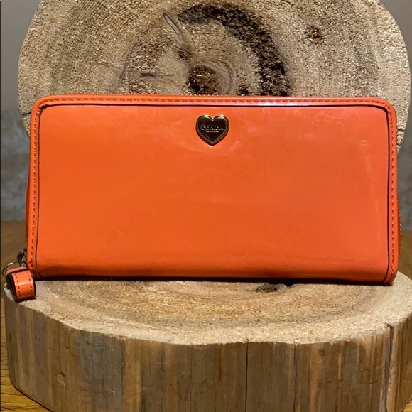 Coach Handbags - COACH Perforated Liquid Gloss Wallet